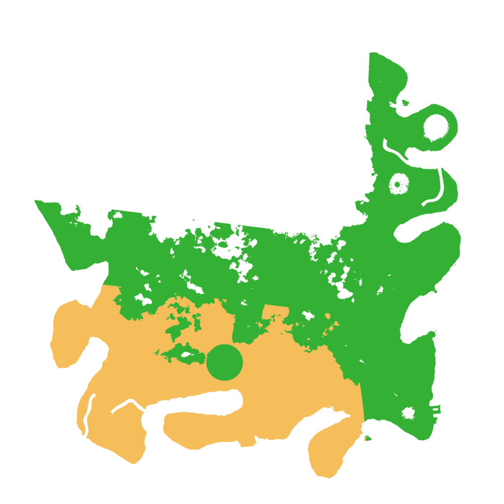 Biome Rust Map: Procedural Map, Size: 3650, Seed: 72528078