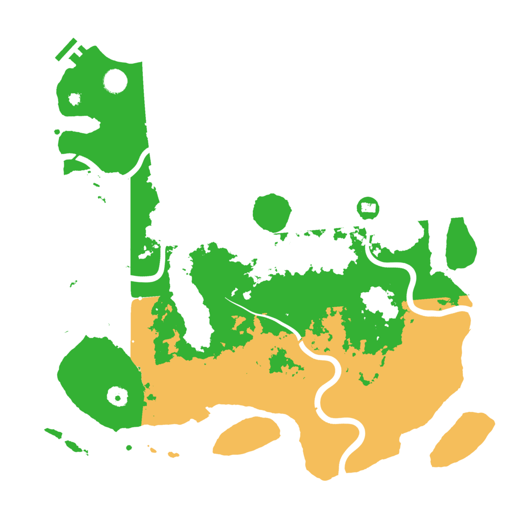 Biome Rust Map: Procedural Map, Size: 3850, Seed: 1279927
