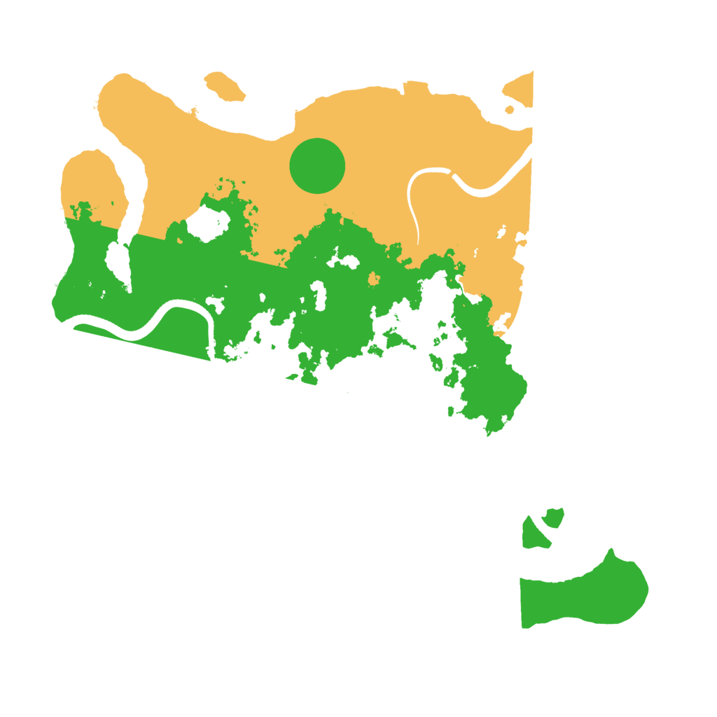 Biome Rust Map: Procedural Map, Size: 3400, Seed: 30848499