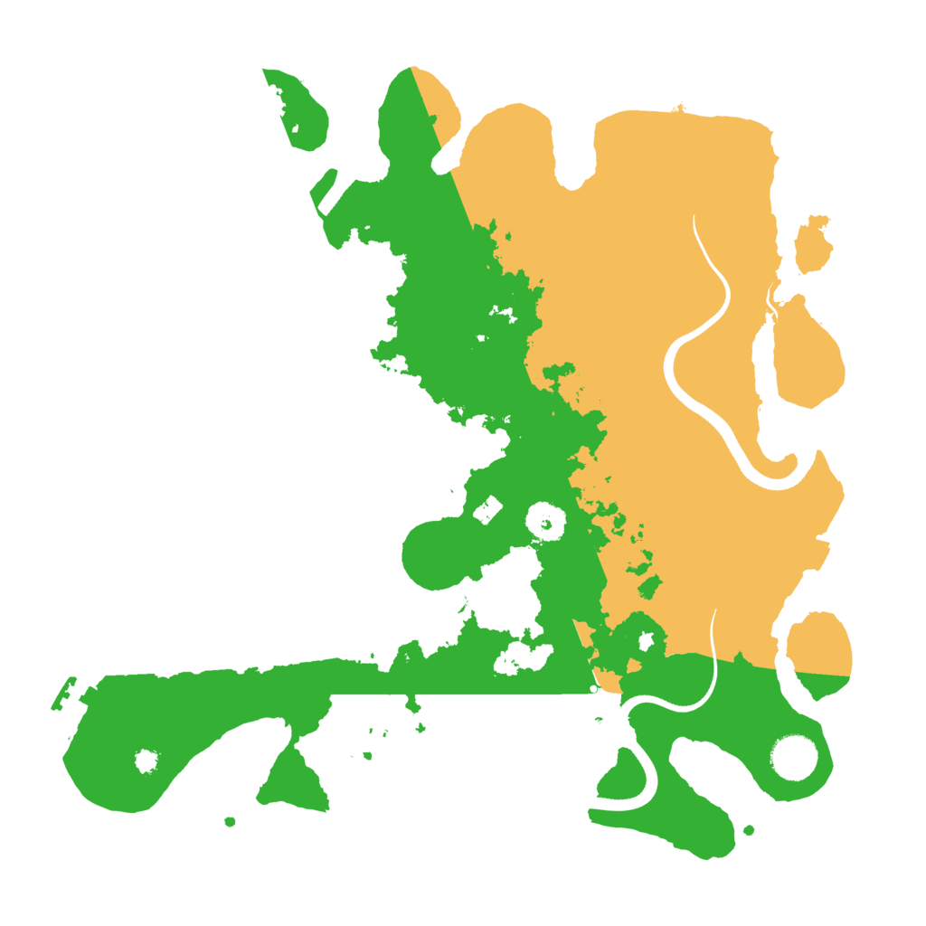 Biome Rust Map: Procedural Map, Size: 3550, Seed: 2309848