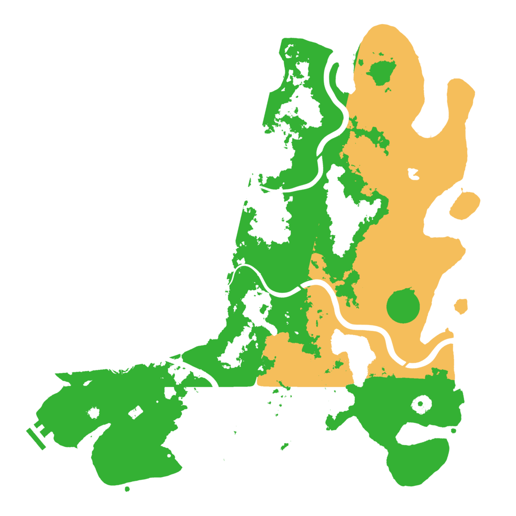 Biome Rust Map: Procedural Map, Size: 4100, Seed: 96710108