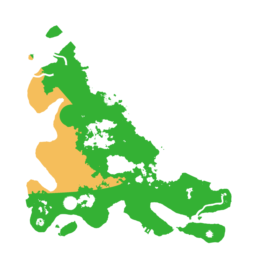 Biome Rust Map: Procedural Map, Size: 3400, Seed: 23092582