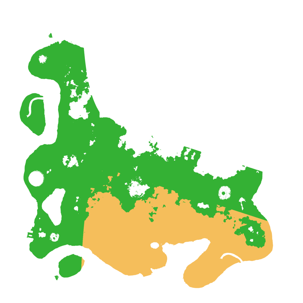 Biome Rust Map: Procedural Map, Size: 3500, Seed: 702438052