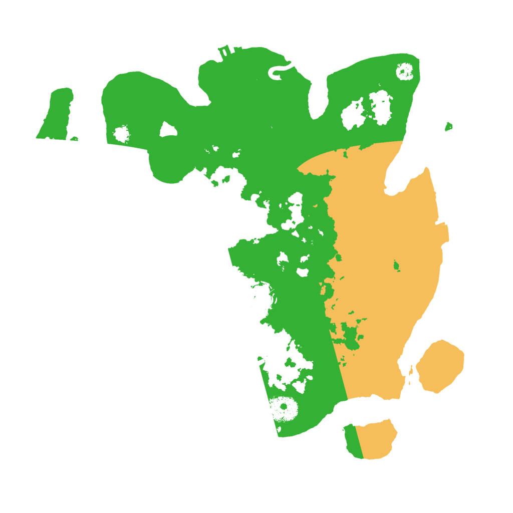 Biome Rust Map: Procedural Map, Size: 3000, Seed: 13655