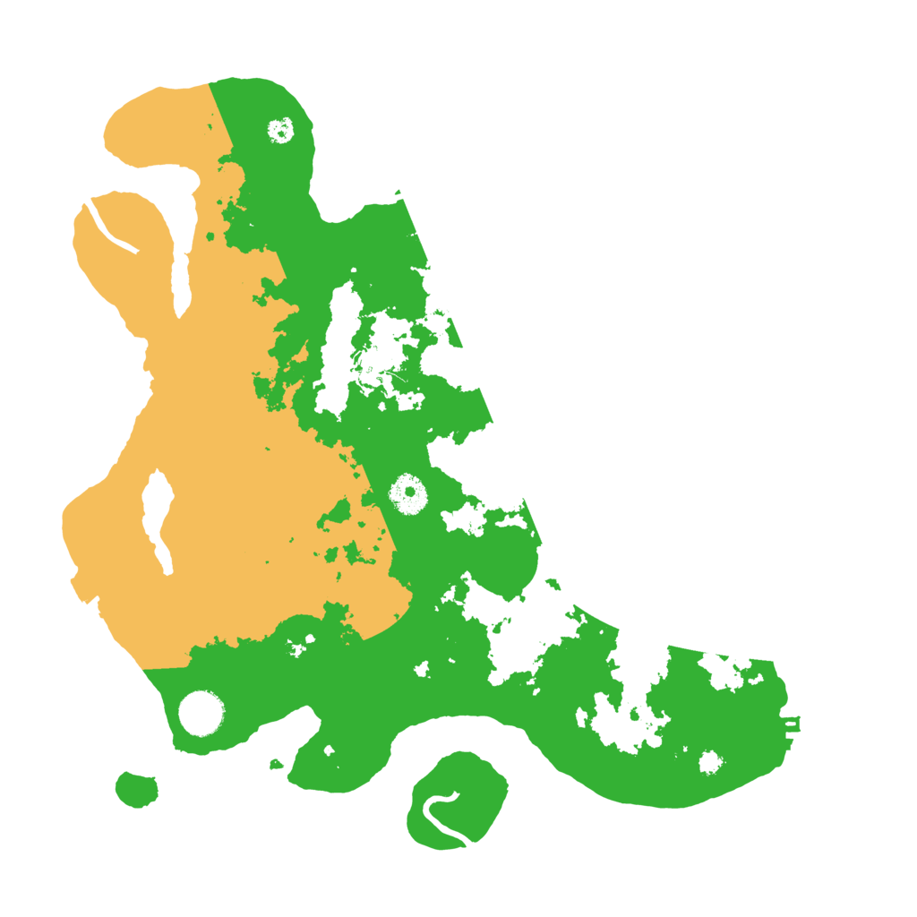 Biome Rust Map: Procedural Map, Size: 3600, Seed: 98032297