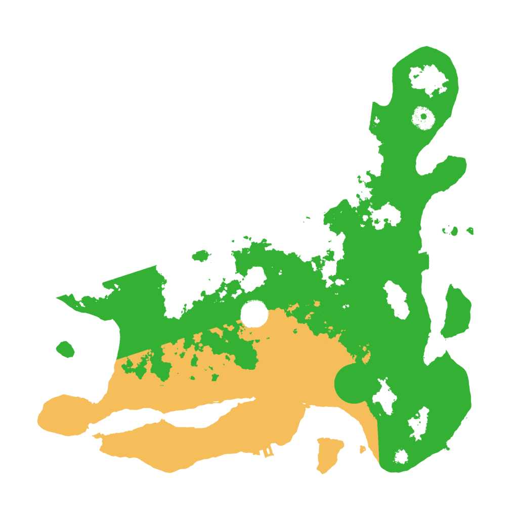 Biome Rust Map: Procedural Map, Size: 3450, Seed: 28384365