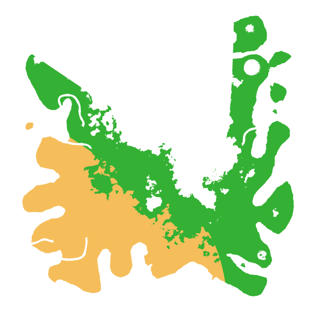 Biome Rust Map: Procedural Map, Size: 3500, Seed: 350154777
