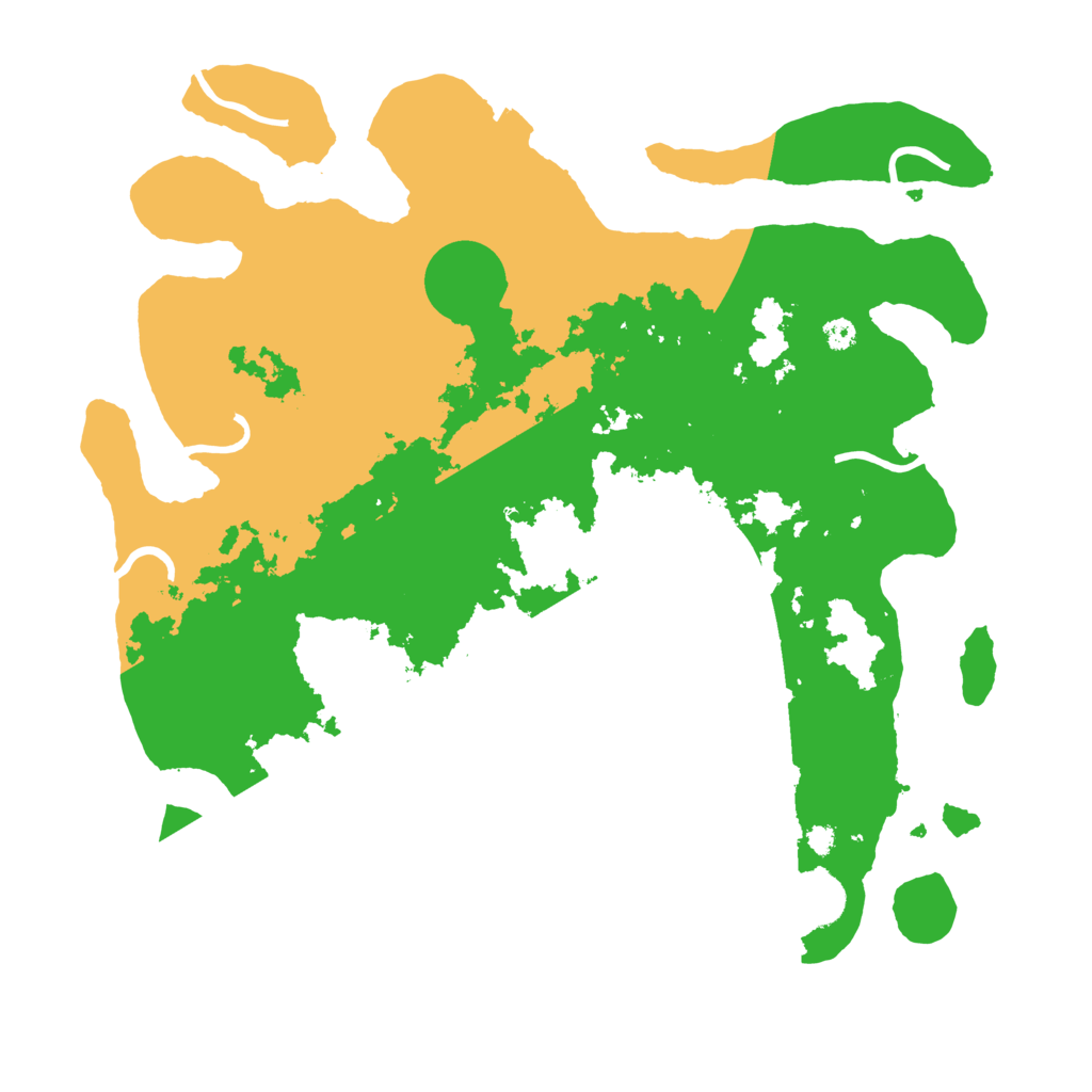 Biome Rust Map: Procedural Map, Size: 3550, Seed: 86916650