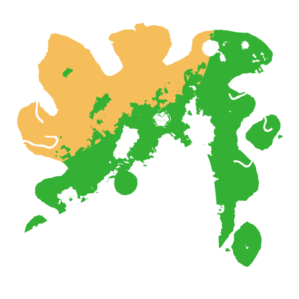Biome Rust Map: Procedural Map, Size: 3400, Seed: 34328646