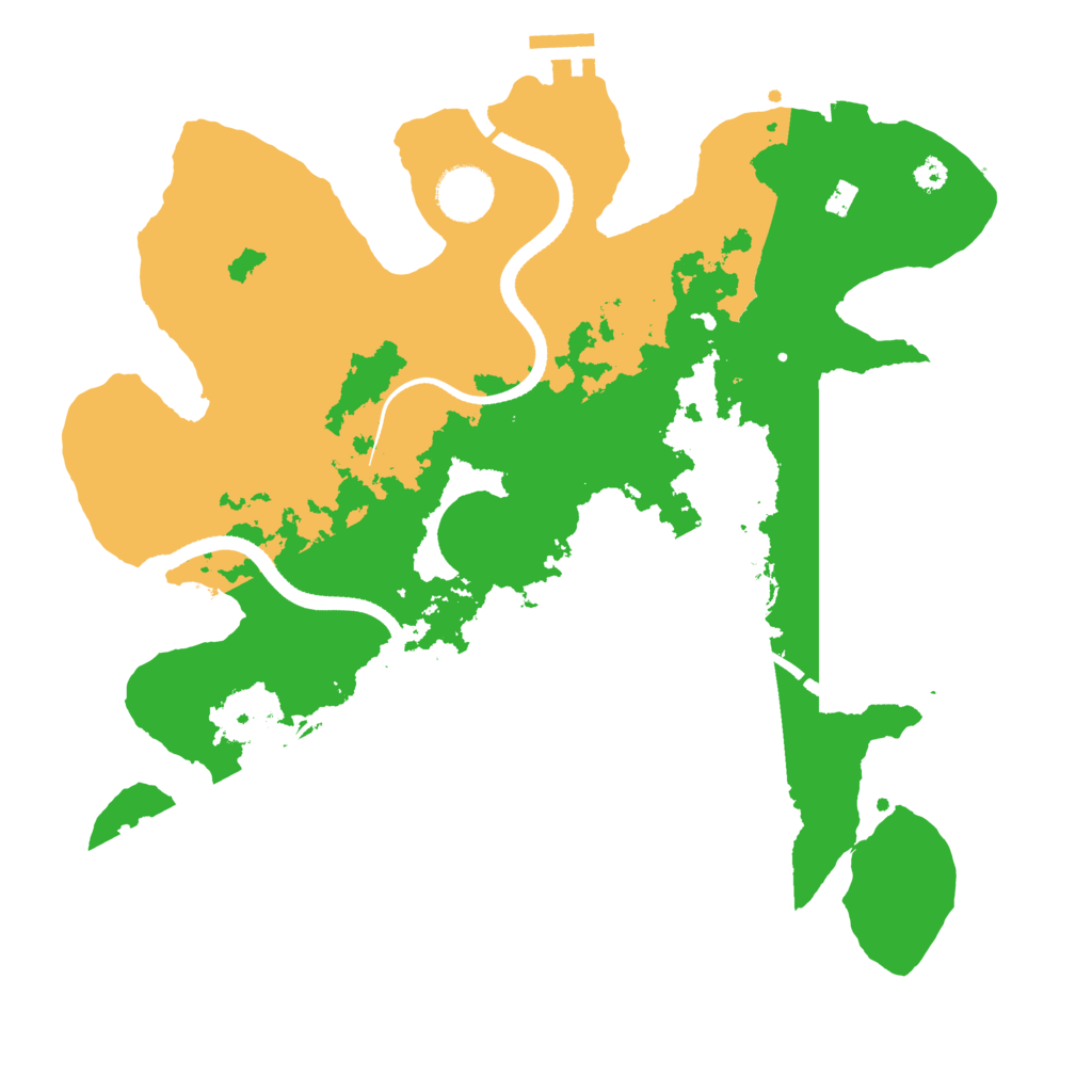 Biome Rust Map: Procedural Map, Size: 3400, Seed: 34328646