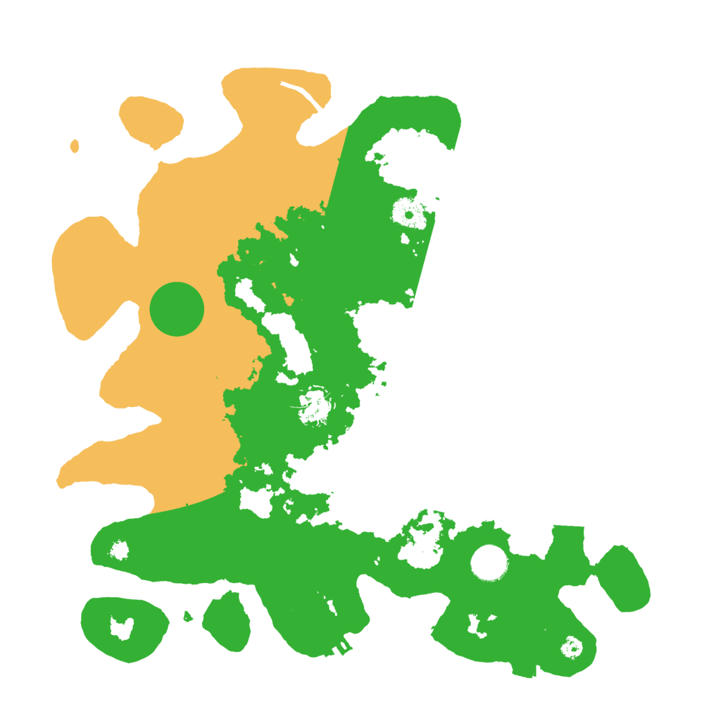 Biome Rust Map: Procedural Map, Size: 3500, Seed: 1661942396