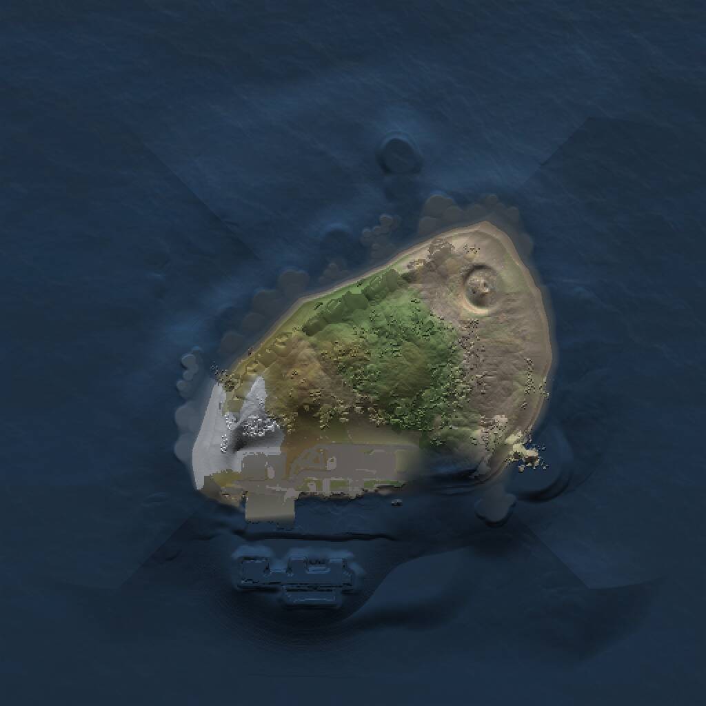 Rust Map: Procedural Map, Size: 1000, Seed: 501671092, 2 Monuments