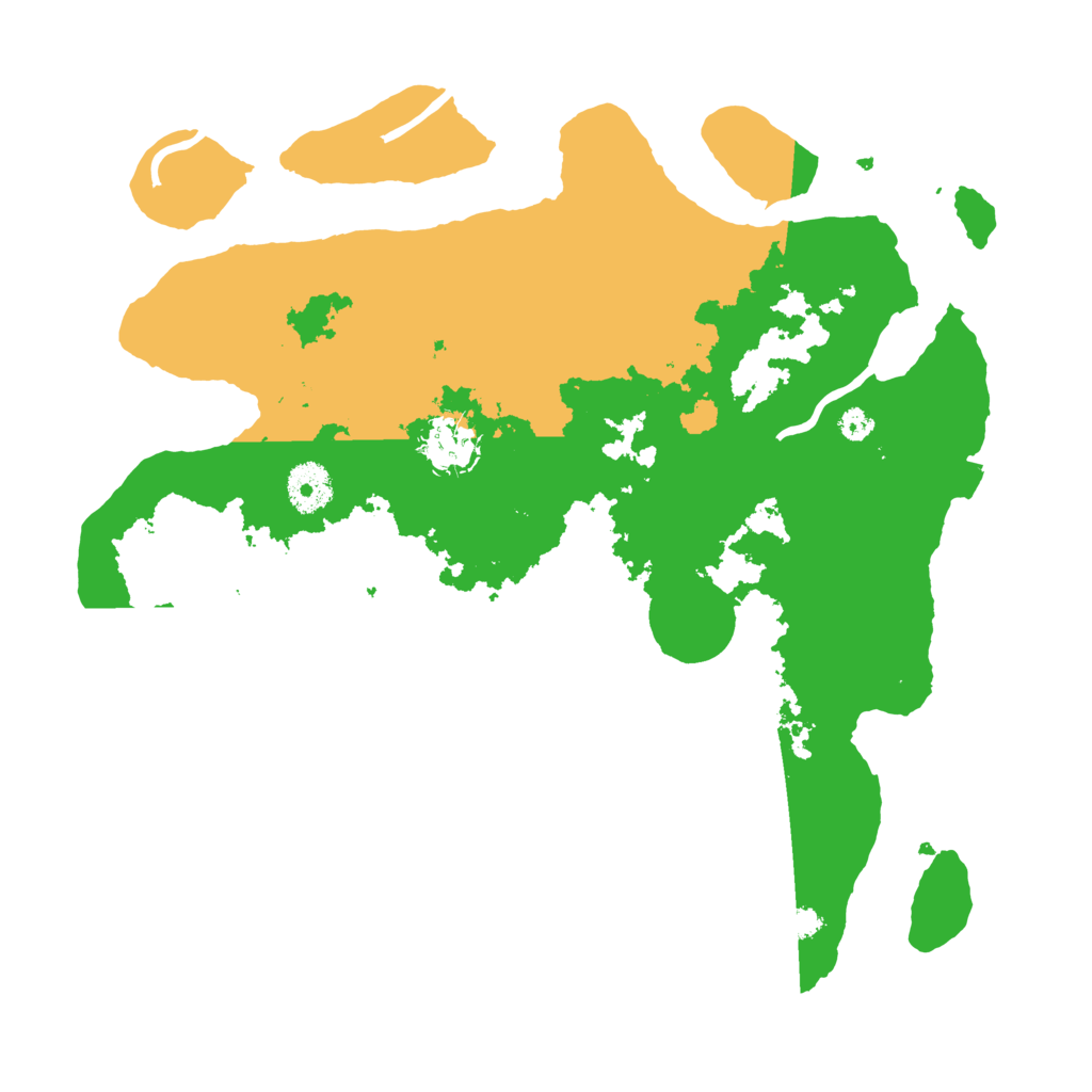 Biome Rust Map: Procedural Map, Size: 3450, Seed: 38074313