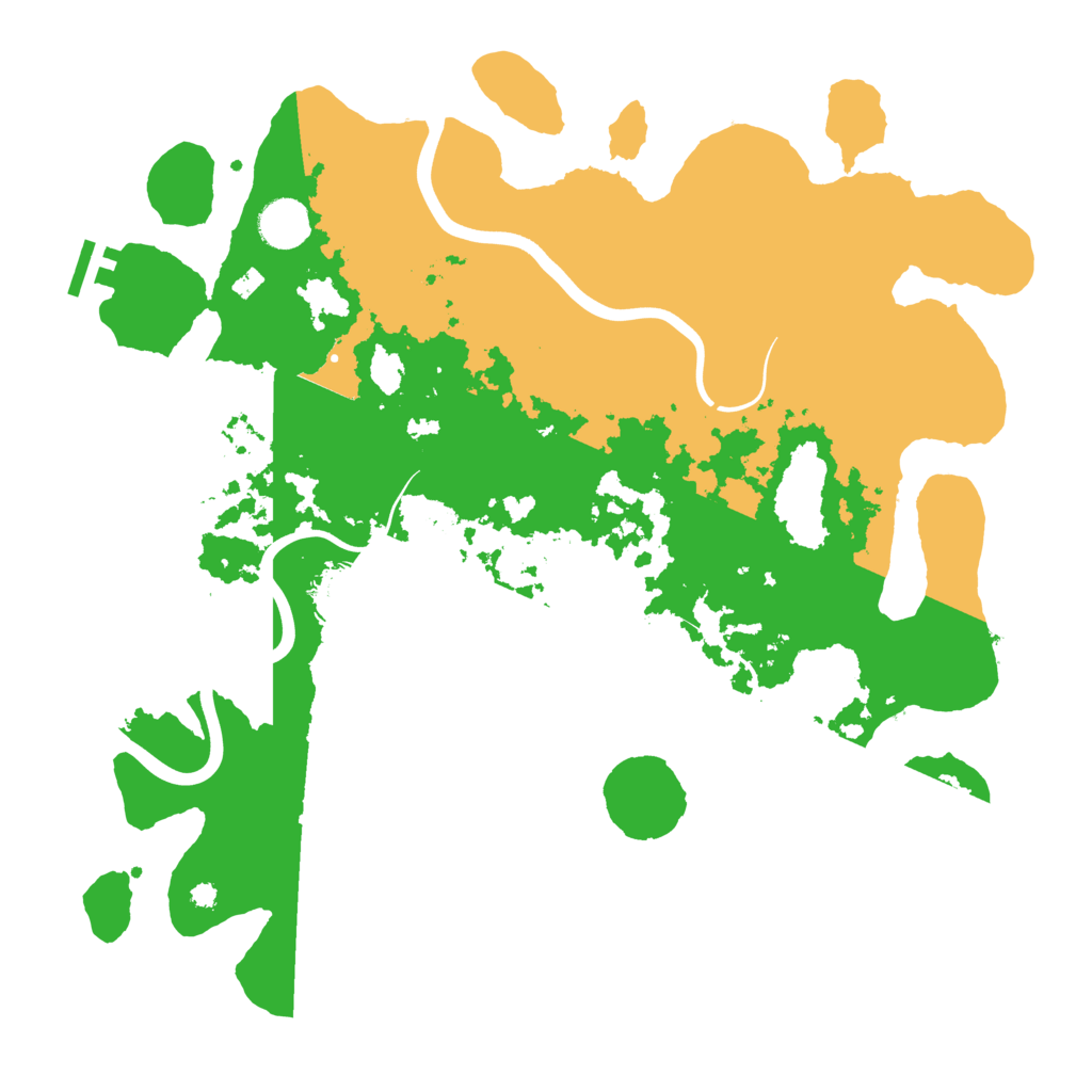 Biome Rust Map: Procedural Map, Size: 3850, Seed: 81990801