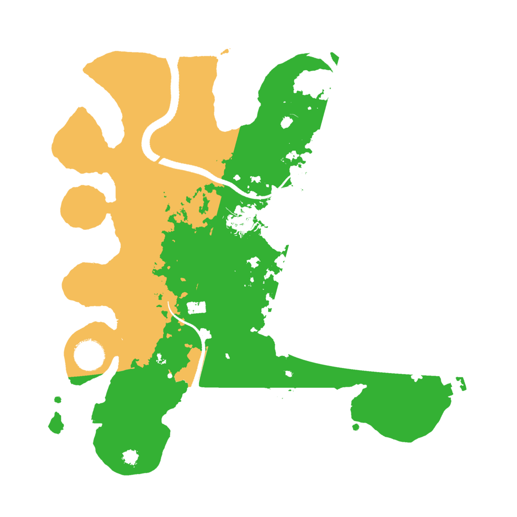 Biome Rust Map: Procedural Map, Size: 3000, Seed: 1286925847