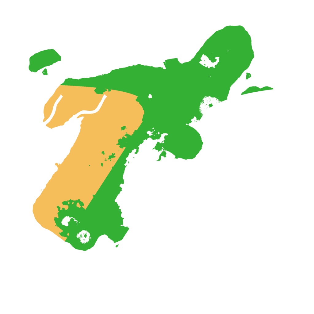 Biome Rust Map: Procedural Map, Size: 2500, Seed: 777094397