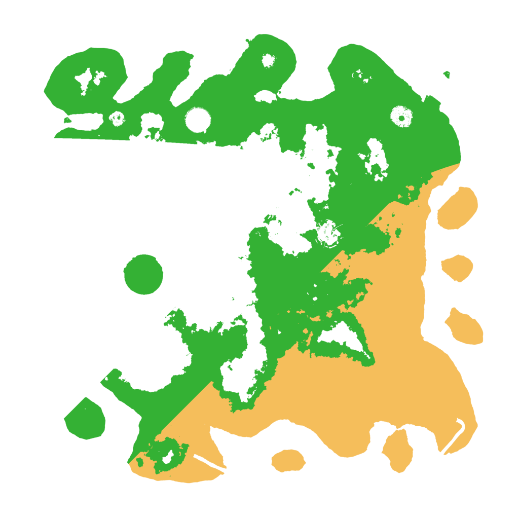 Biome Rust Map: Procedural Map, Size: 3650, Seed: 57540441