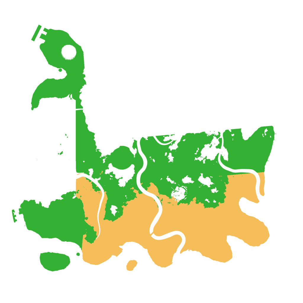 Biome Rust Map: Procedural Map, Size: 3600, Seed: 98367224