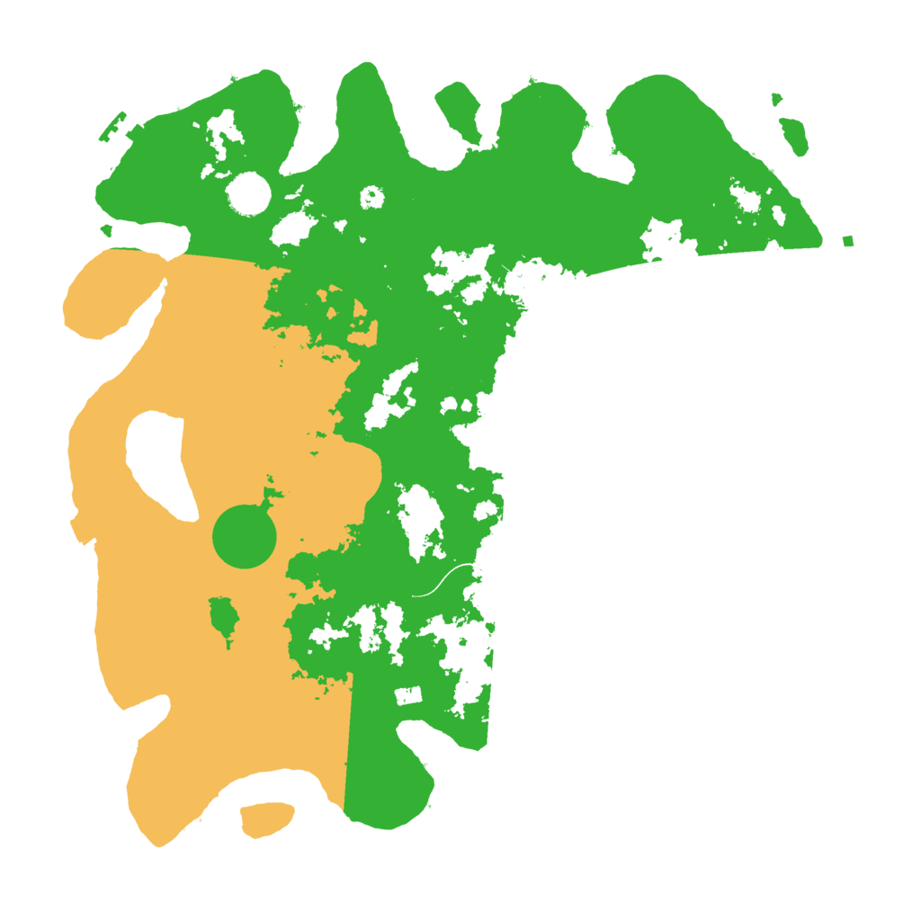 Biome Rust Map: Procedural Map, Size: 3800, Seed: 19988511