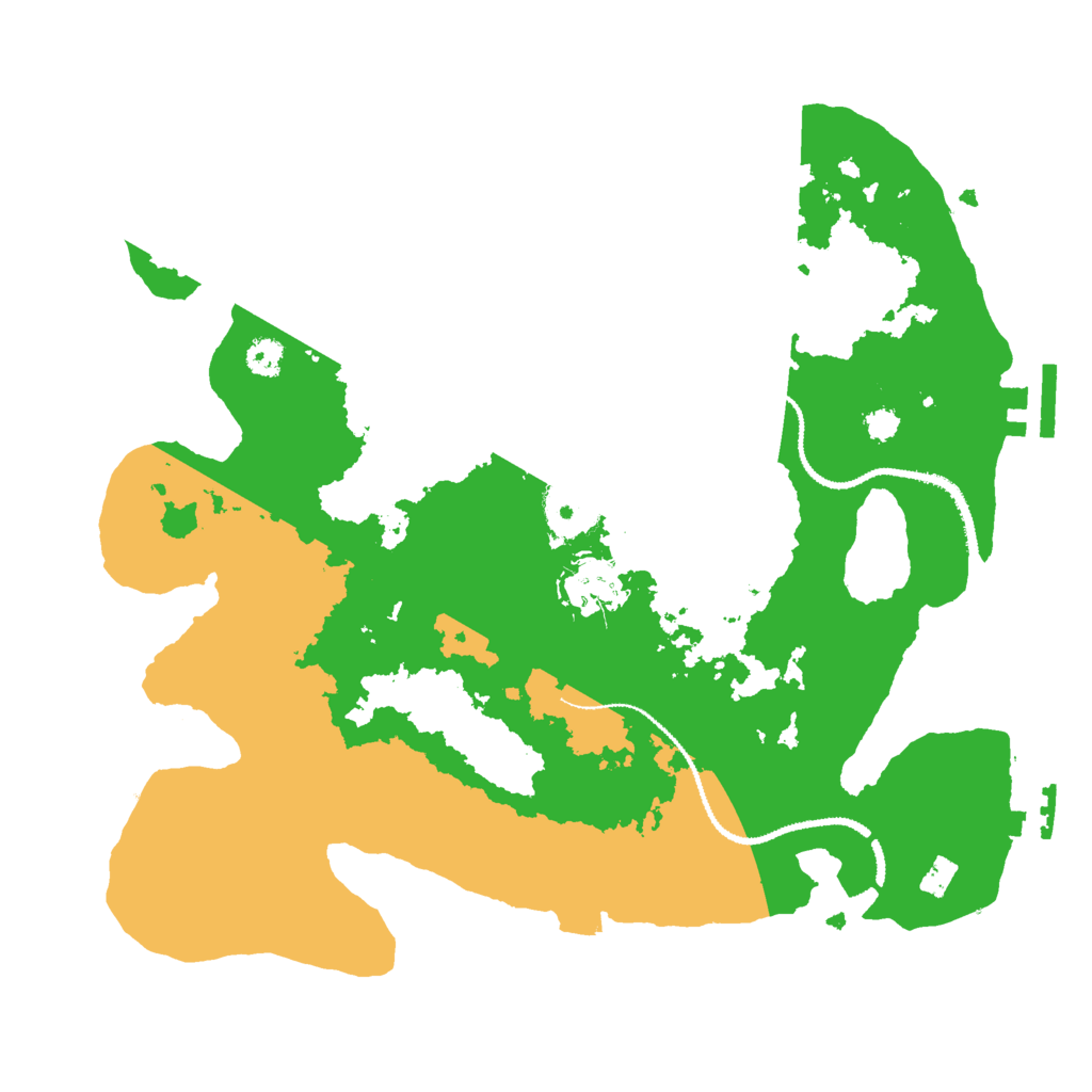 Biome Rust Map: Procedural Map, Size: 3000, Seed: 32316