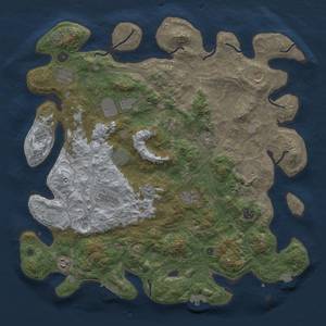 Thumbnail Rust Map: Procedural Map, Size: 4500, Seed: 6439256, 19 Monuments