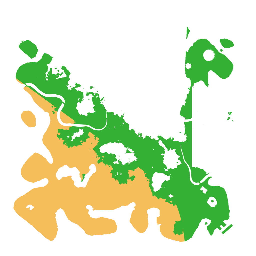 Biome Rust Map: Procedural Map, Size: 4000, Seed: 415001