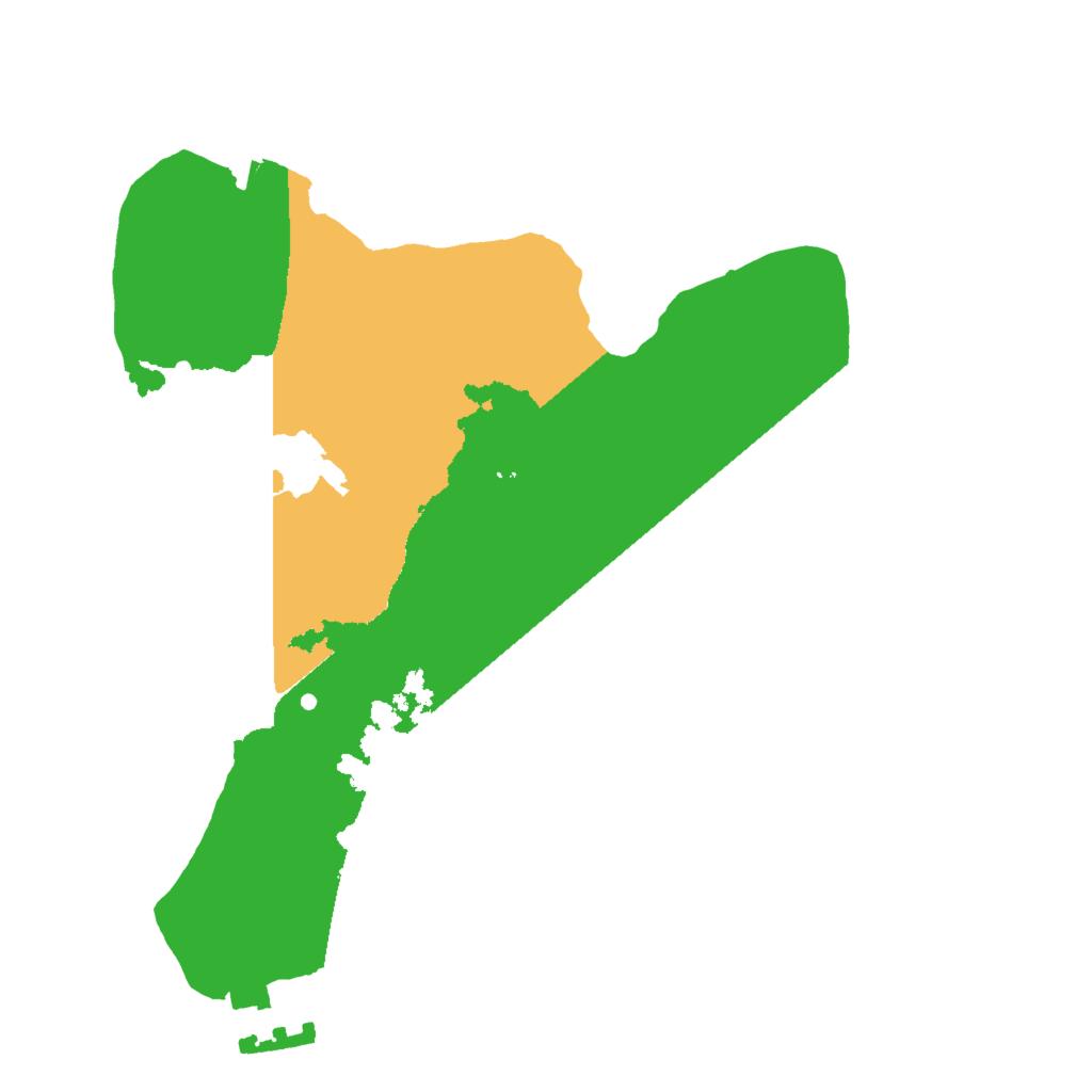 Biome Rust Map: Procedural Map, Size: 2000, Seed: 45223