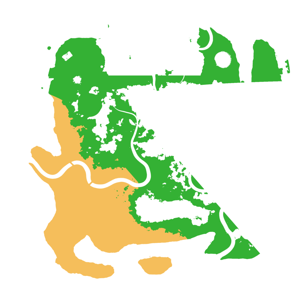 Biome Rust Map: Procedural Map, Size: 3400, Seed: 69224113