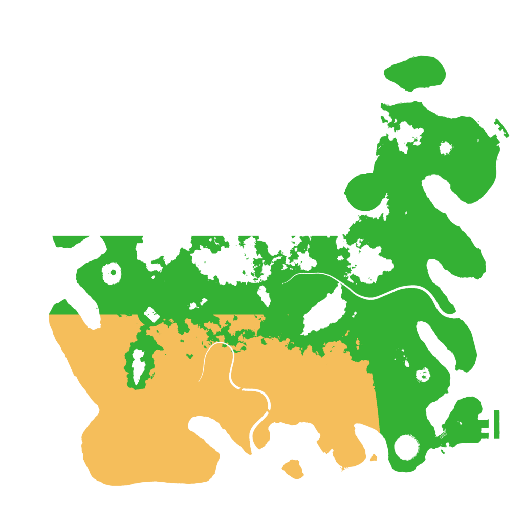 Biome Rust Map: Procedural Map, Size: 3750, Seed: 88772000