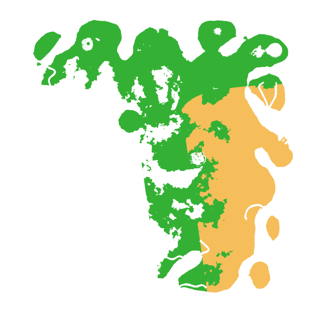 Biome Rust Map: Procedural Map, Size: 3850, Seed: 1345875837