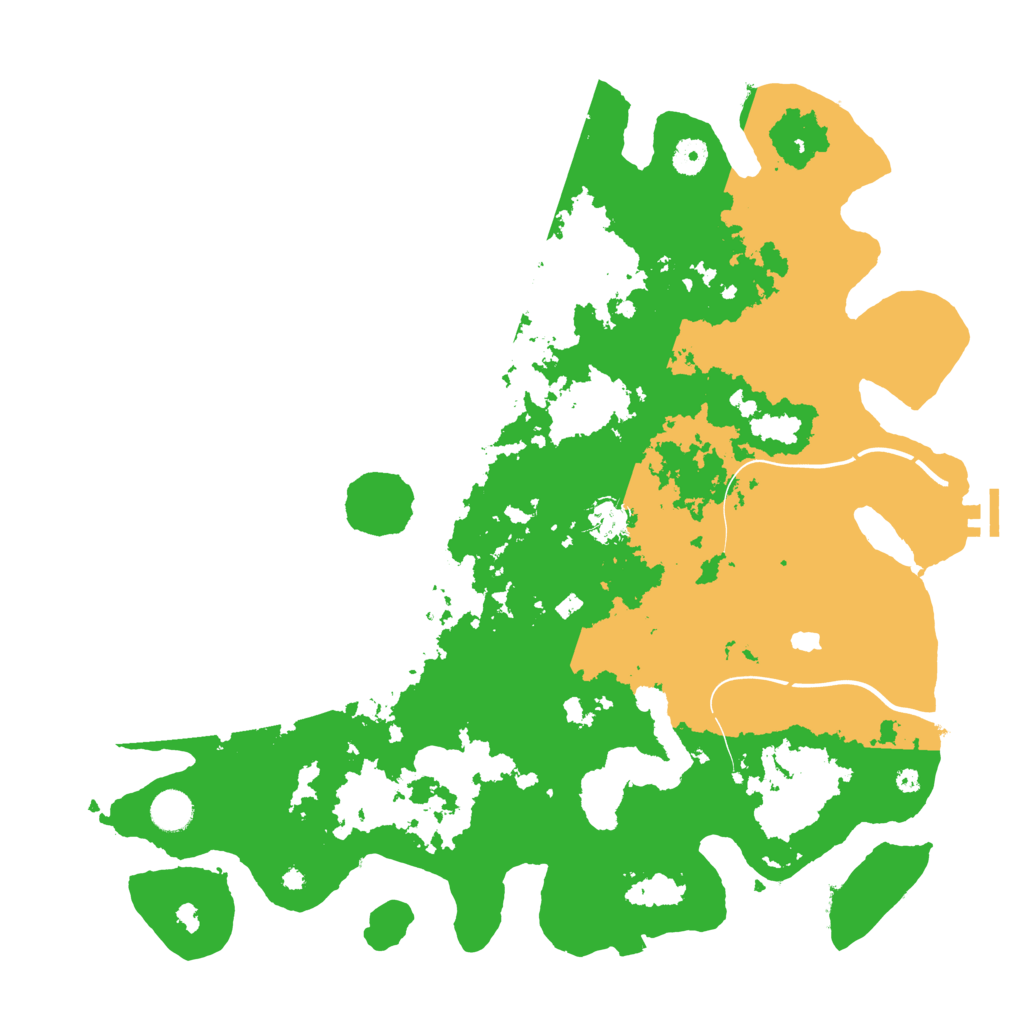 Biome Rust Map: Procedural Map, Size: 4300, Seed: 14067580