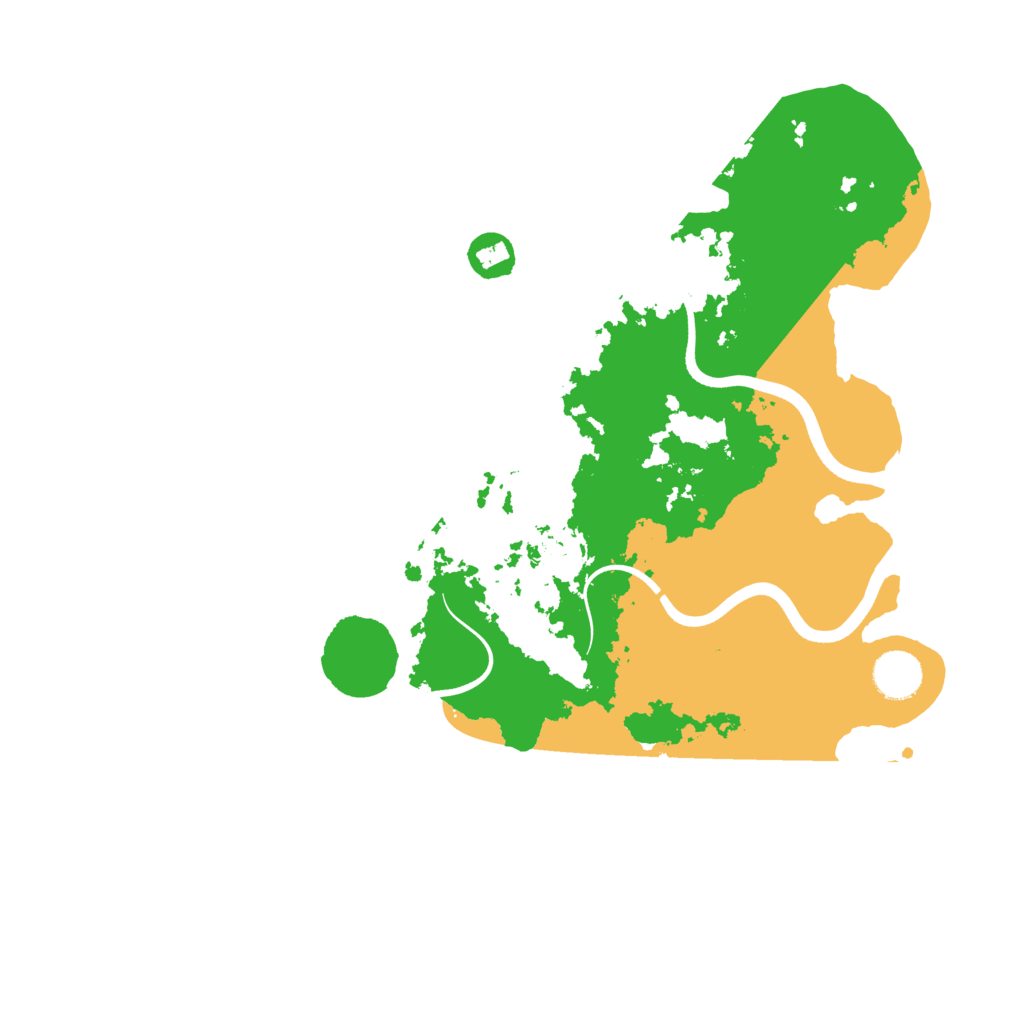 Biome Rust Map: Procedural Map, Size: 3700, Seed: 34849556