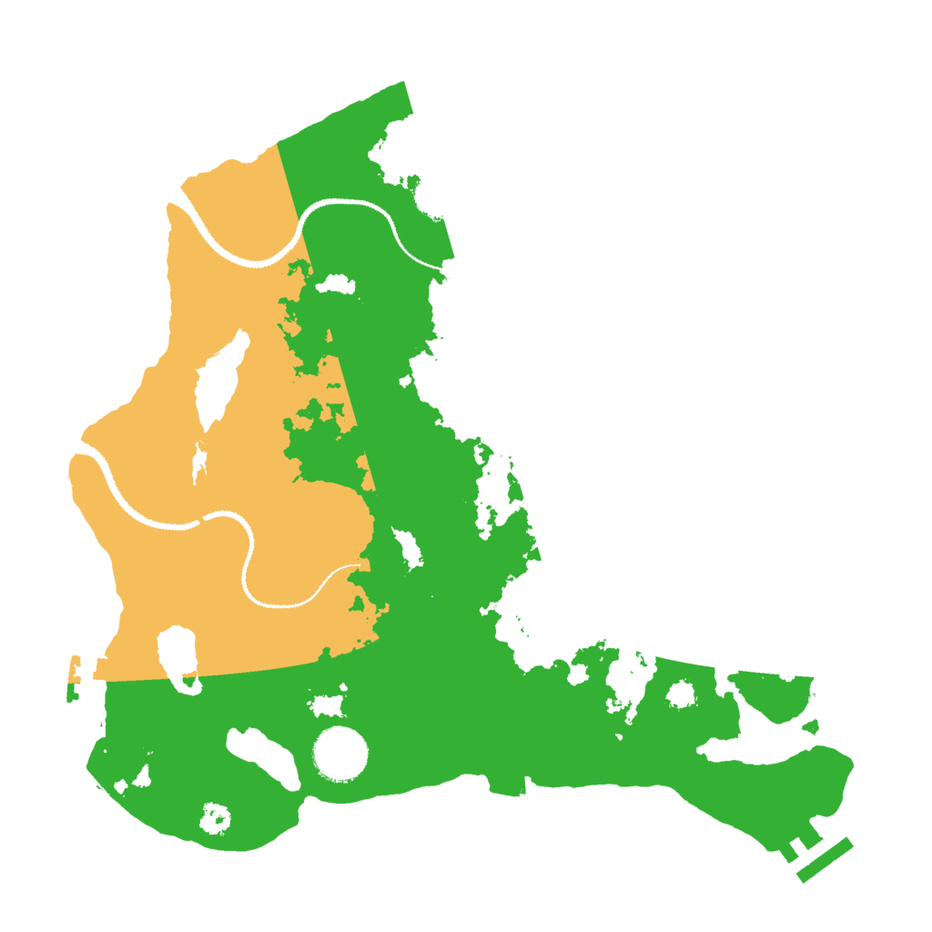 Biome Rust Map: Procedural Map, Size: 3000, Seed: 5120493