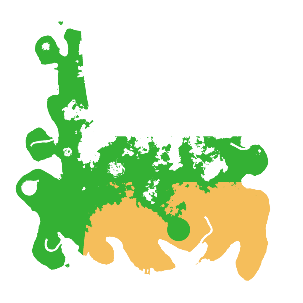 Biome Rust Map: Procedural Map, Size: 3500, Seed: 1505336713