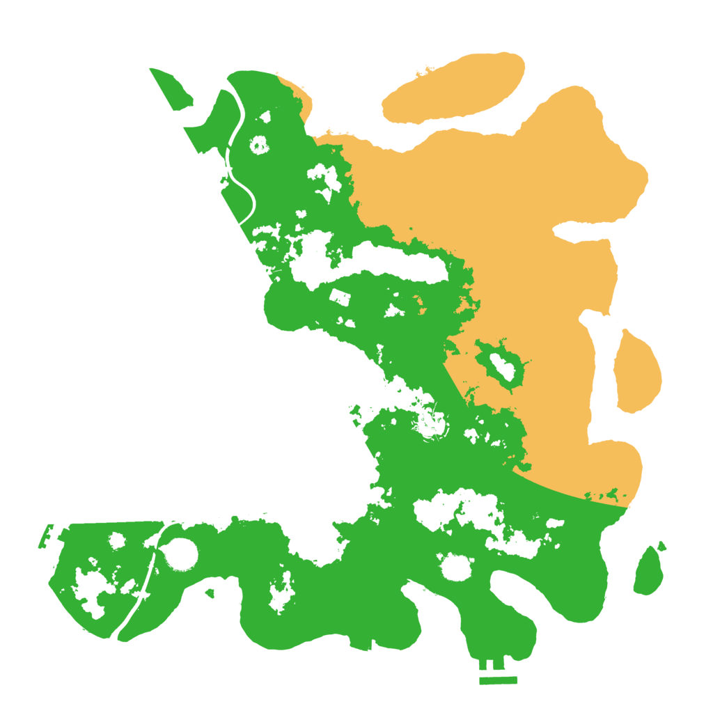 Biome Rust Map: Procedural Map, Size: 3800, Seed: 90122315