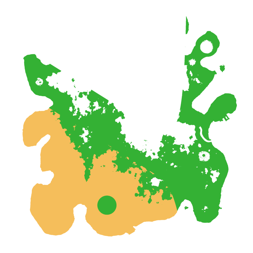 Biome Rust Map: Procedural Map, Size: 3500, Seed: 20514311