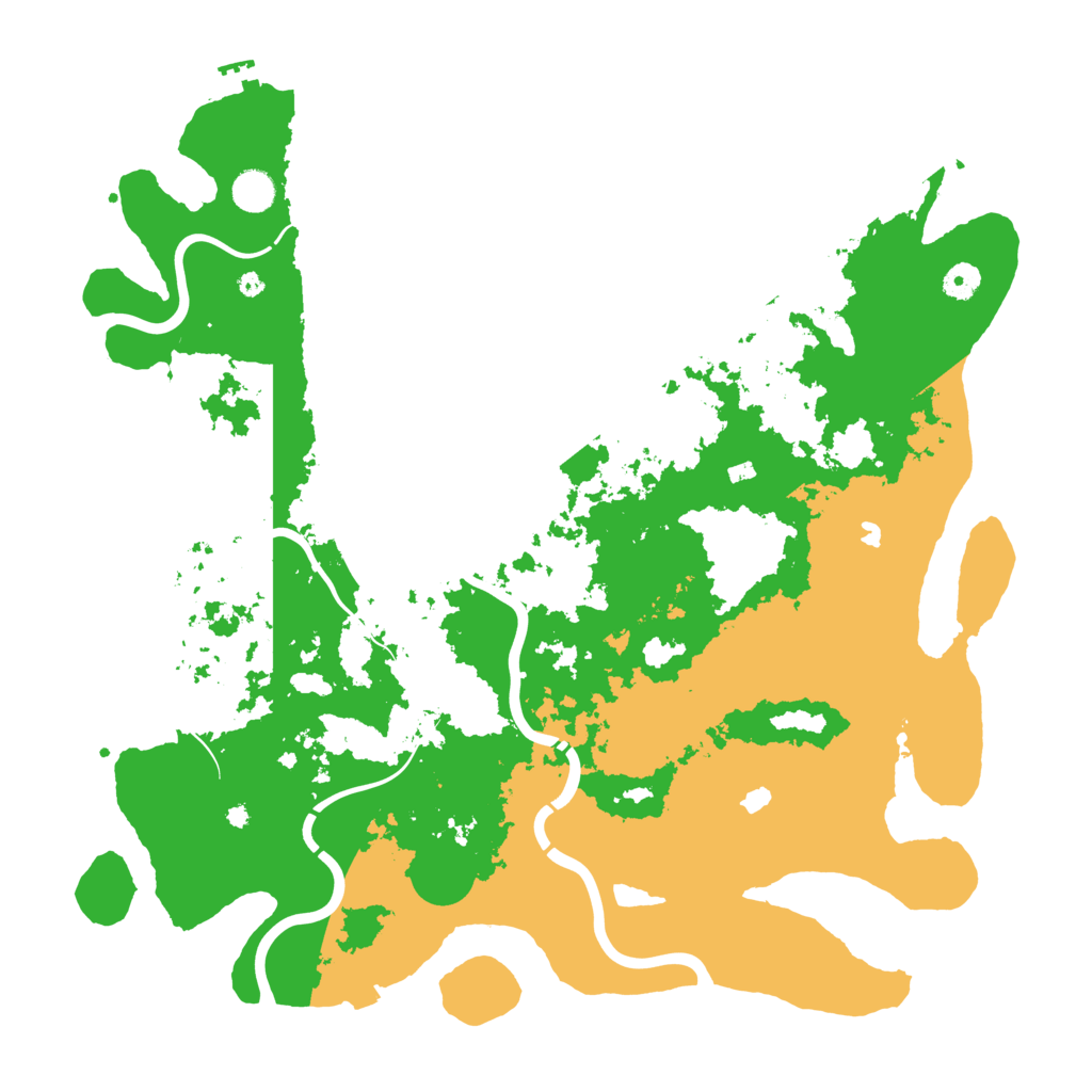 Biome Rust Map: Procedural Map, Size: 4500, Seed: 775833772