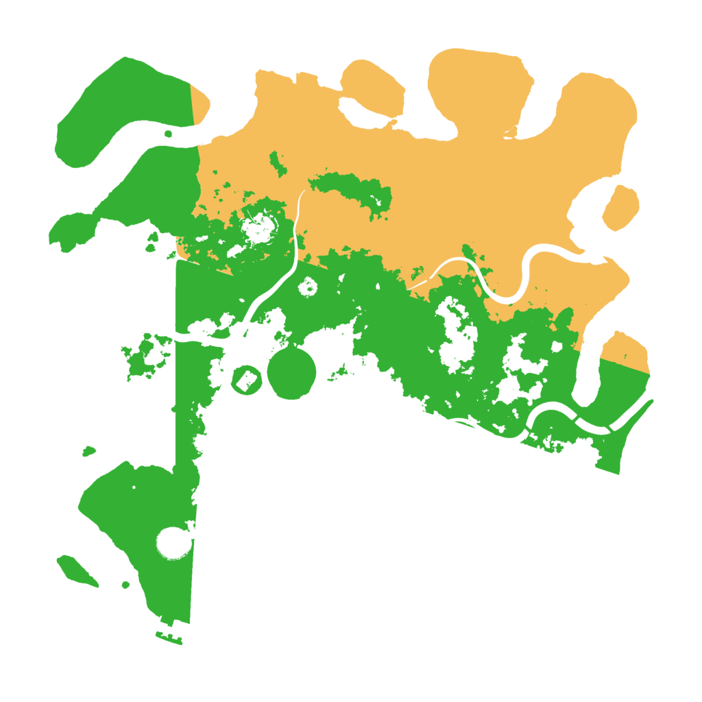 Biome Rust Map: Procedural Map, Size: 3800, Seed: 111594566
