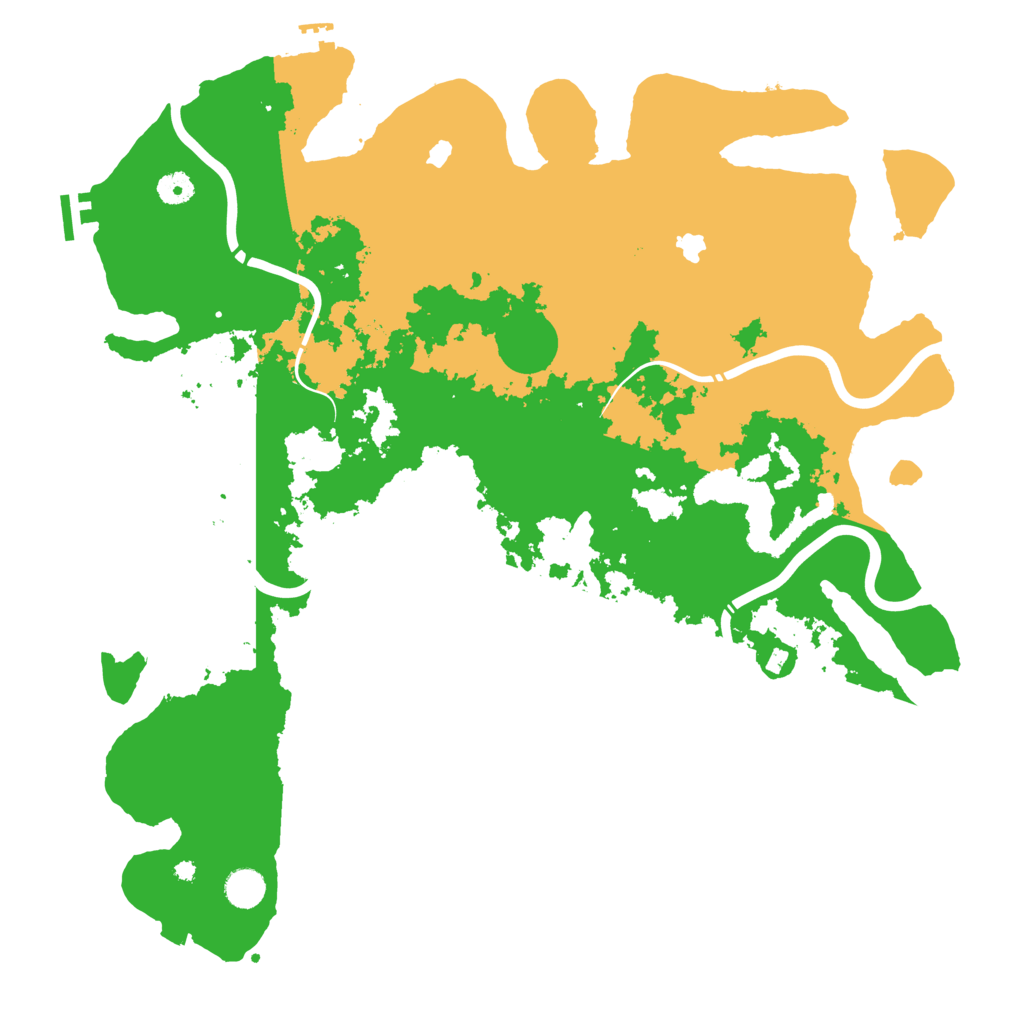 Biome Rust Map: Procedural Map, Size: 4500, Seed: 612173974