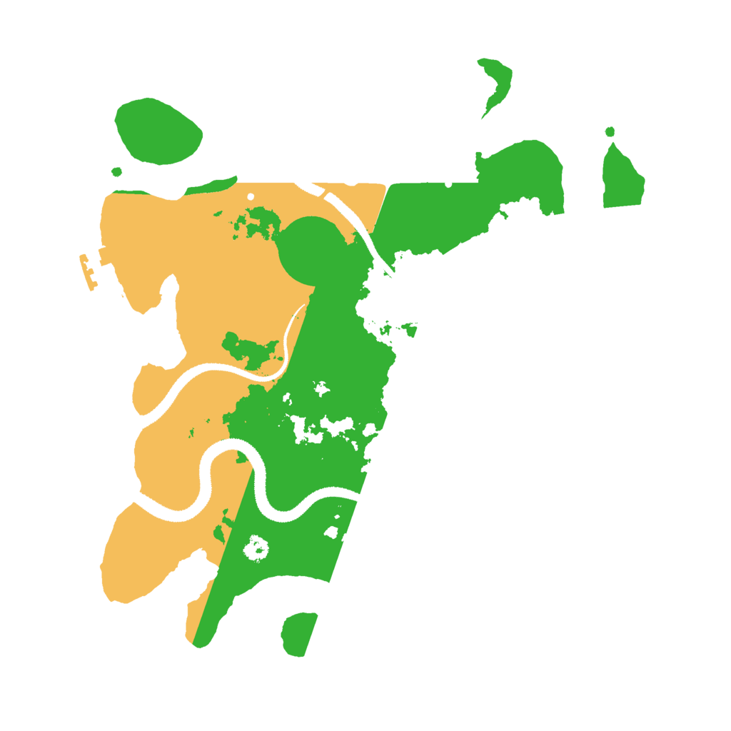 Biome Rust Map: Procedural Map, Size: 3000, Seed: 890063330