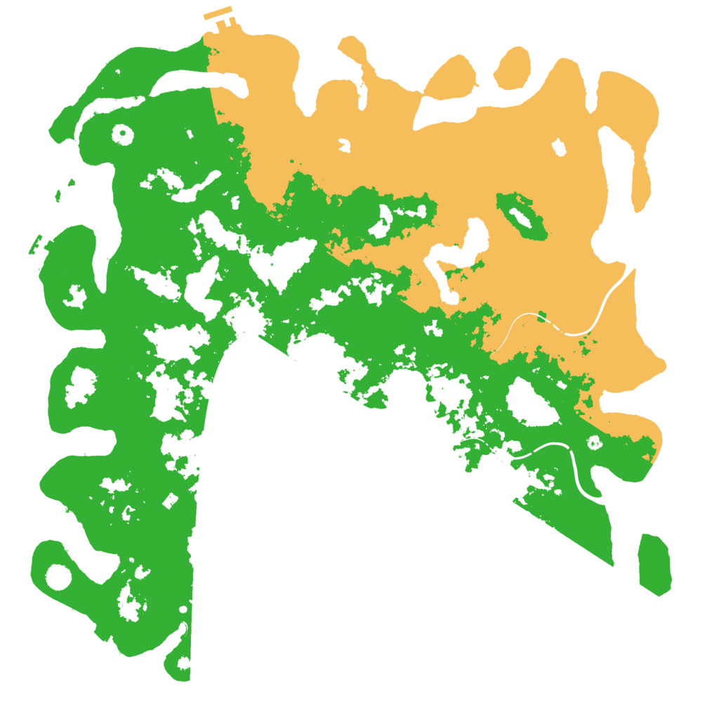 Biome Rust Map: Procedural Map, Size: 5000, Seed: 892073766