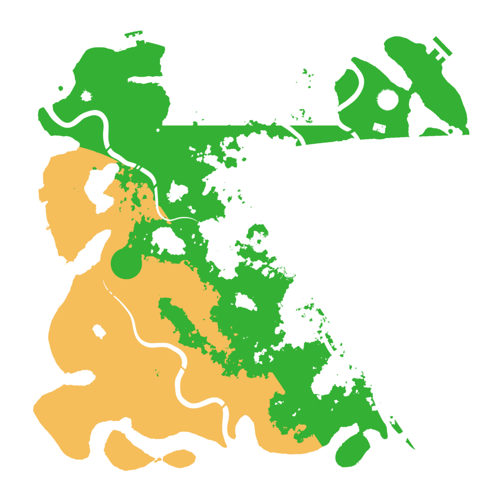 Biome Rust Map: Procedural Map, Size: 4250, Seed: 376993410