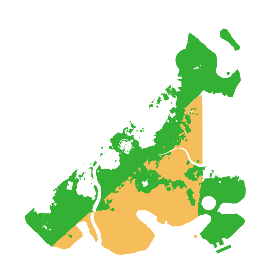 Biome Rust Map: Procedural Map, Size: 3500, Seed: 86211057