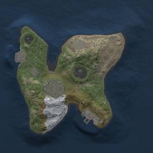 Thumbnail Rust Map: Procedural Map, Size: 1750, Seed: 44668899, 5 Monuments