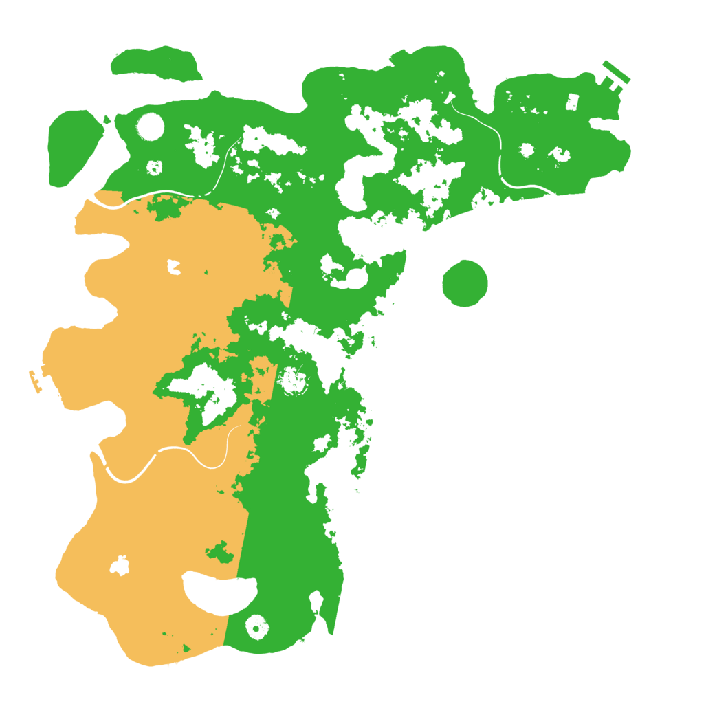Biome Rust Map: Procedural Map, Size: 4500, Seed: 1173903840