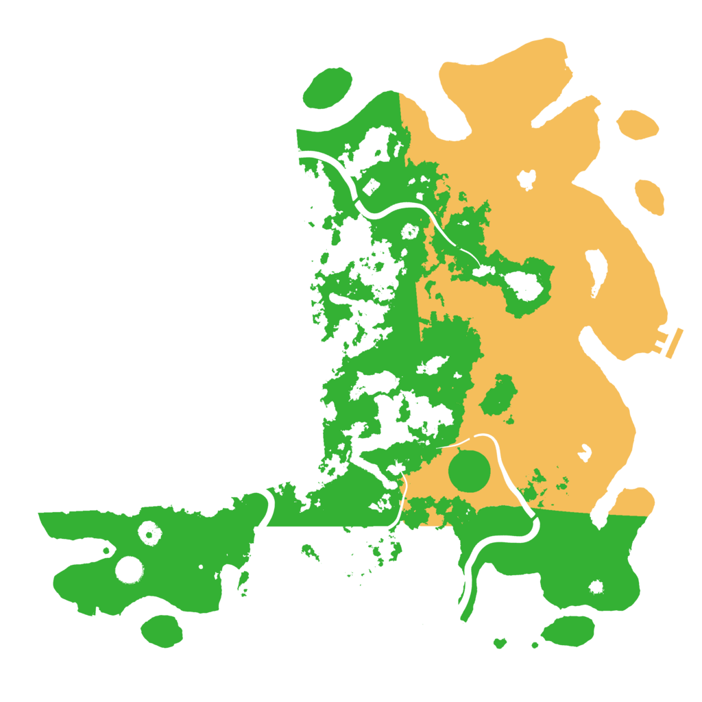 Biome Rust Map: Procedural Map, Size: 4500, Seed: 1885354513
