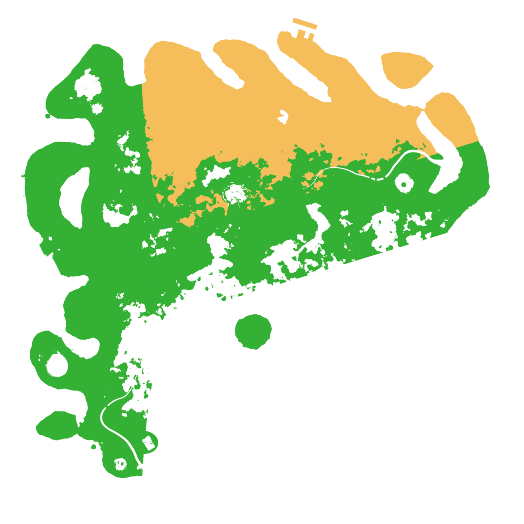 Biome Rust Map: Procedural Map, Size: 4250, Seed: 1787218681