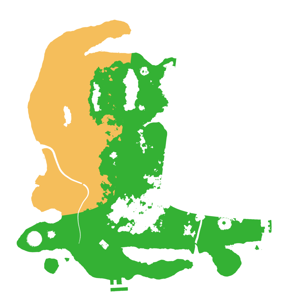 Biome Rust Map: Procedural Map, Size: 3500, Seed: 1661531537