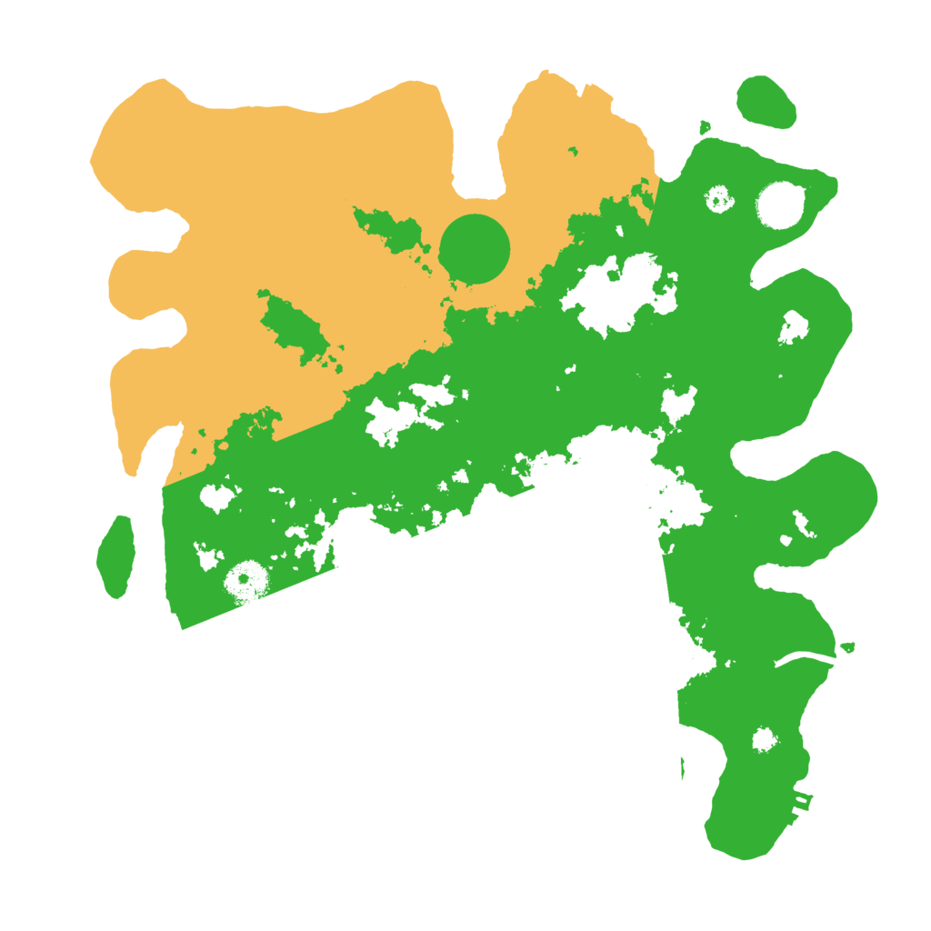 Biome Rust Map: Procedural Map, Size: 3500, Seed: 1138438542