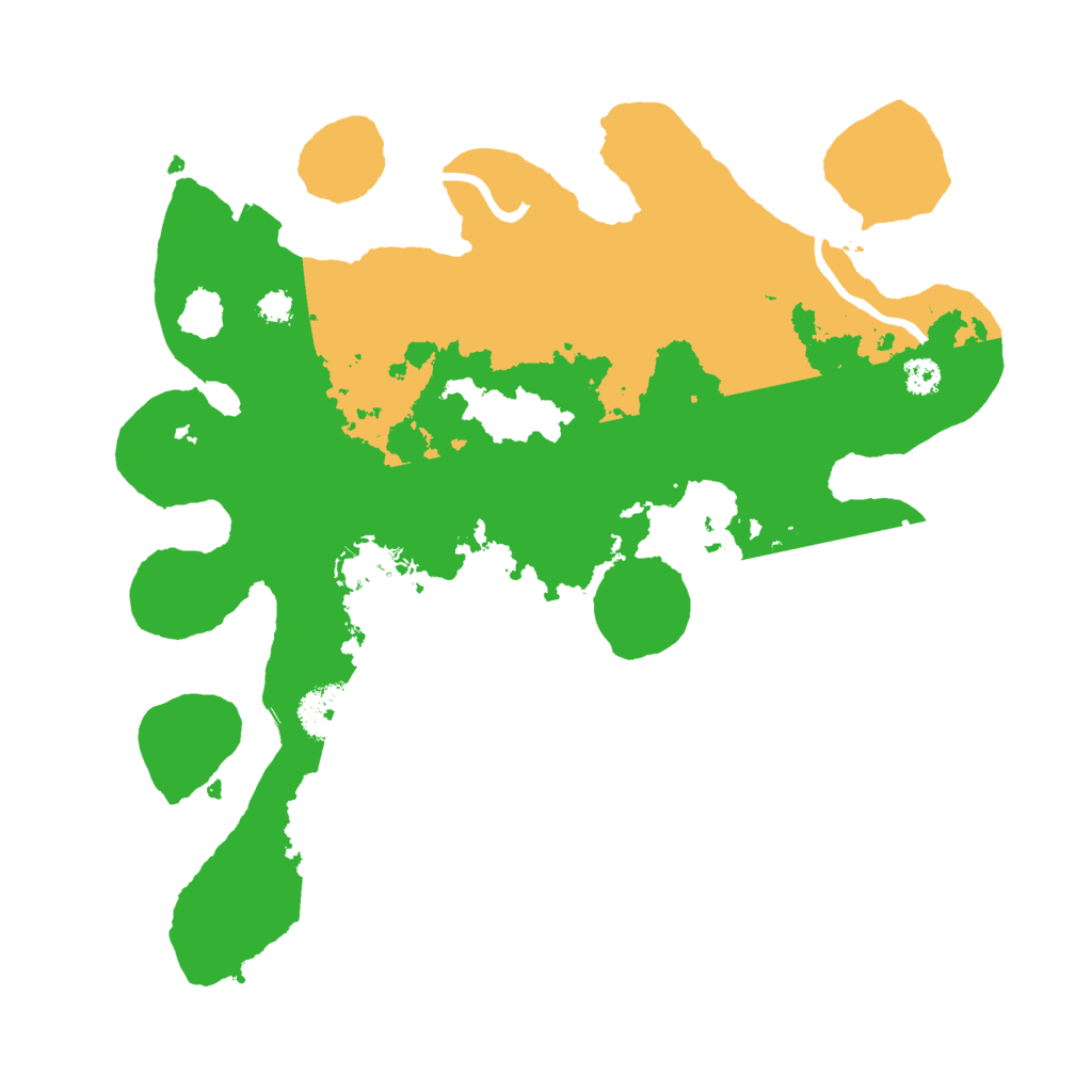 Biome Rust Map: Procedural Map, Size: 3000, Seed: 32662591